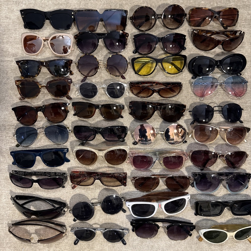 Lot Of 40 Women's Sunglasses Ivy League, Luxury, Country Club-40 pairs included